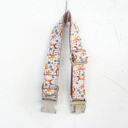 Golden Holiday Pup Collar by MUTTCO
