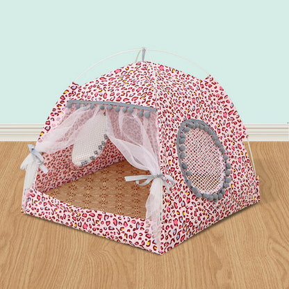 Comfy Calming Pet Tent Bed for Small Dogs and Cats