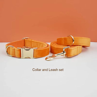 Orange Velvet Set
